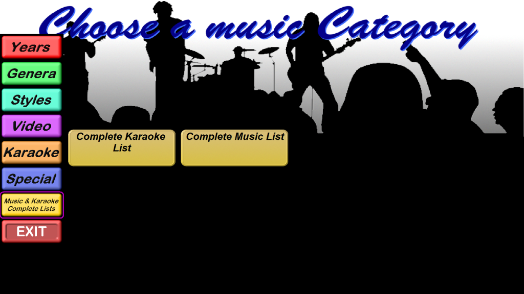 Categories - Karaoke + Music